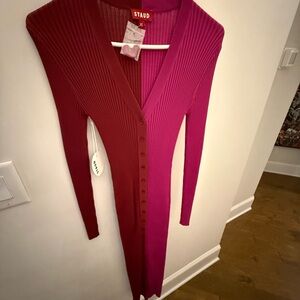 Elegant Two-Tone Pink Dress